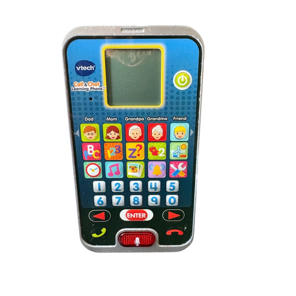 VTech Call & Chat Learning Phone Kids Toy Educational Electronic Tested‎